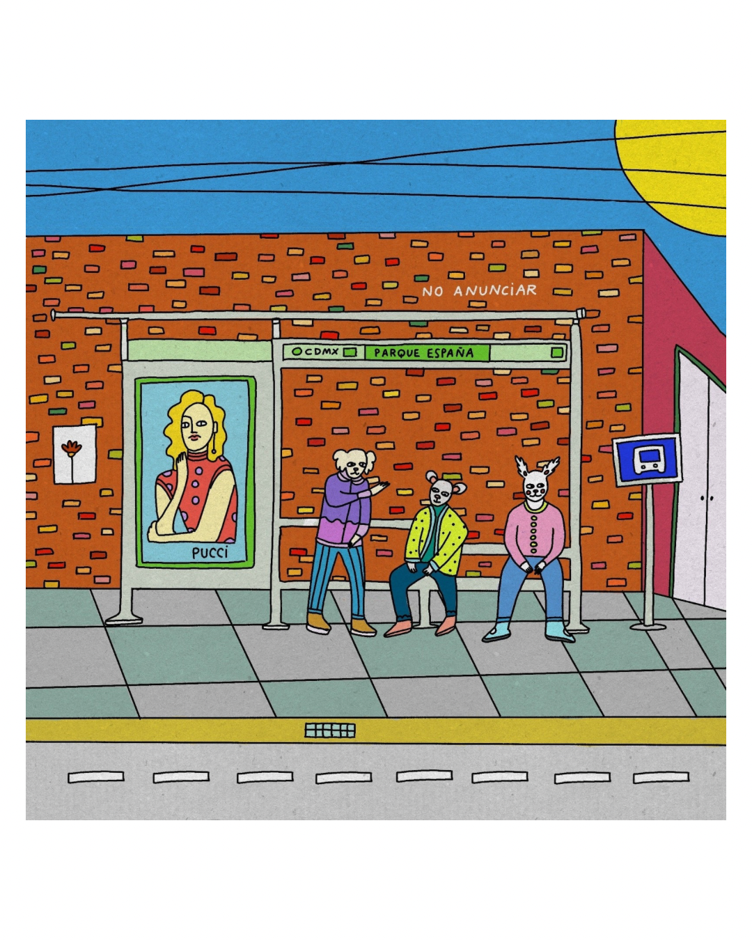 CAMILA ARANA print “La parada del trolebús”