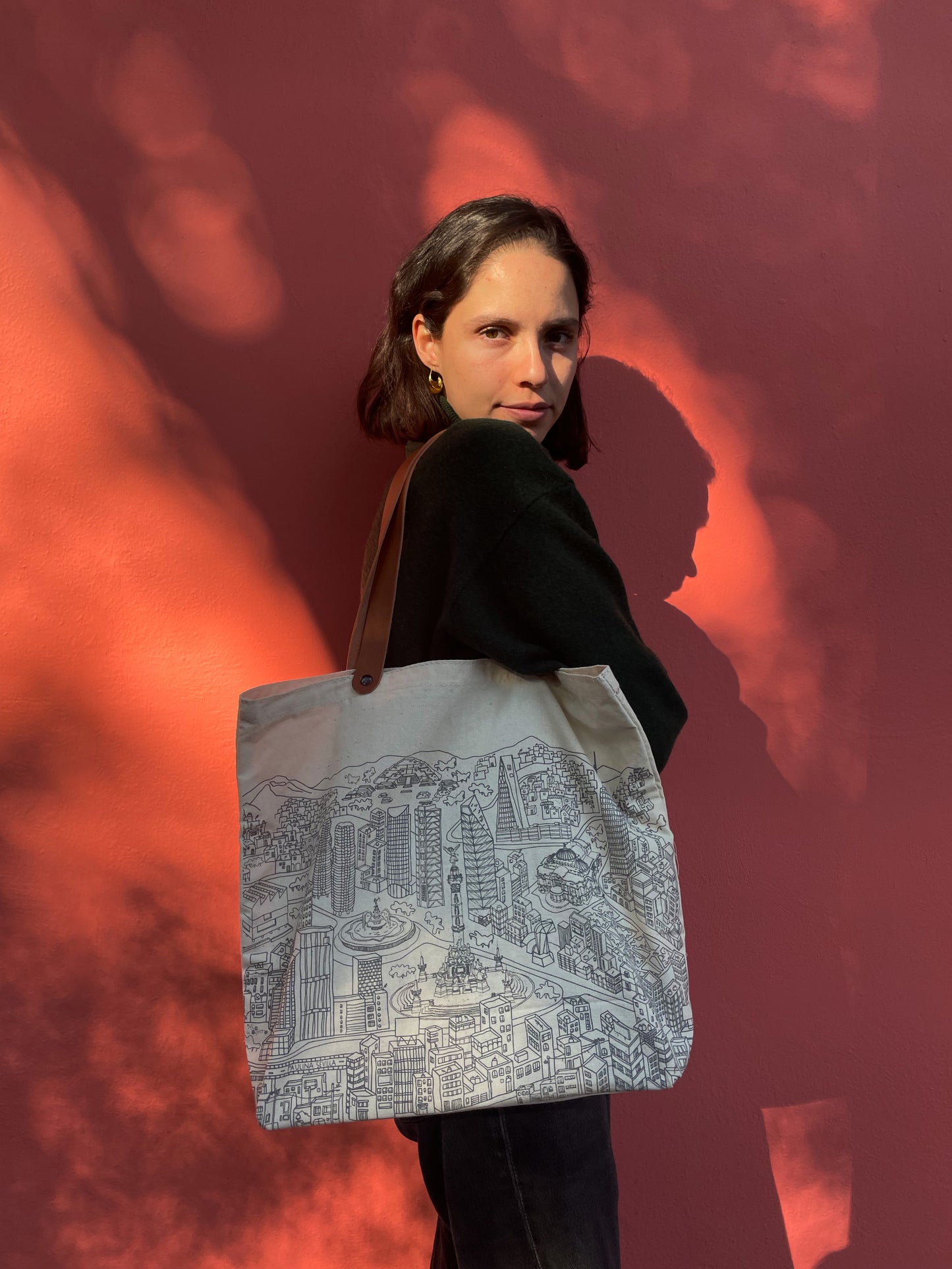 PAULINA SEVILLA tote lona