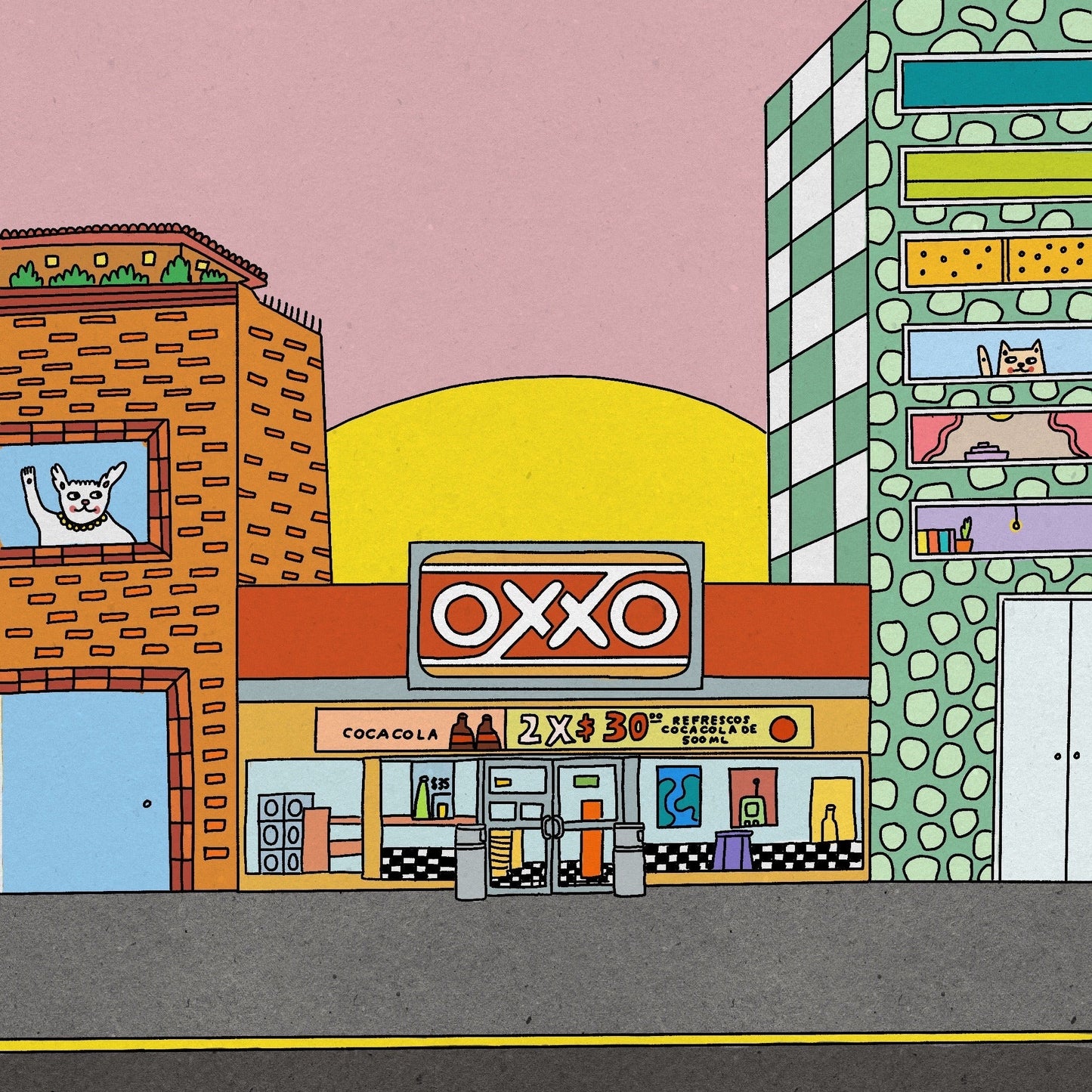 CAMILA ARANA print “El Oxxo”