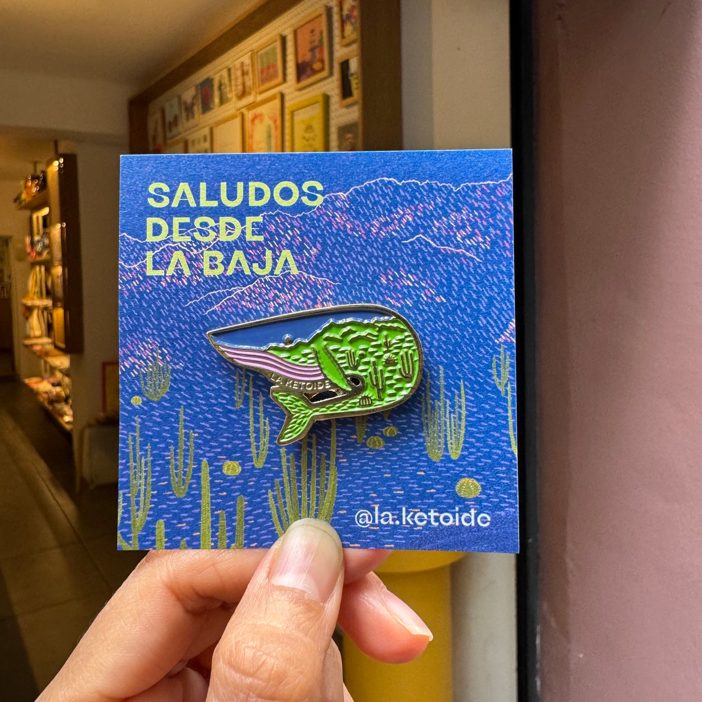 LA KETOIDE pin ballena baja