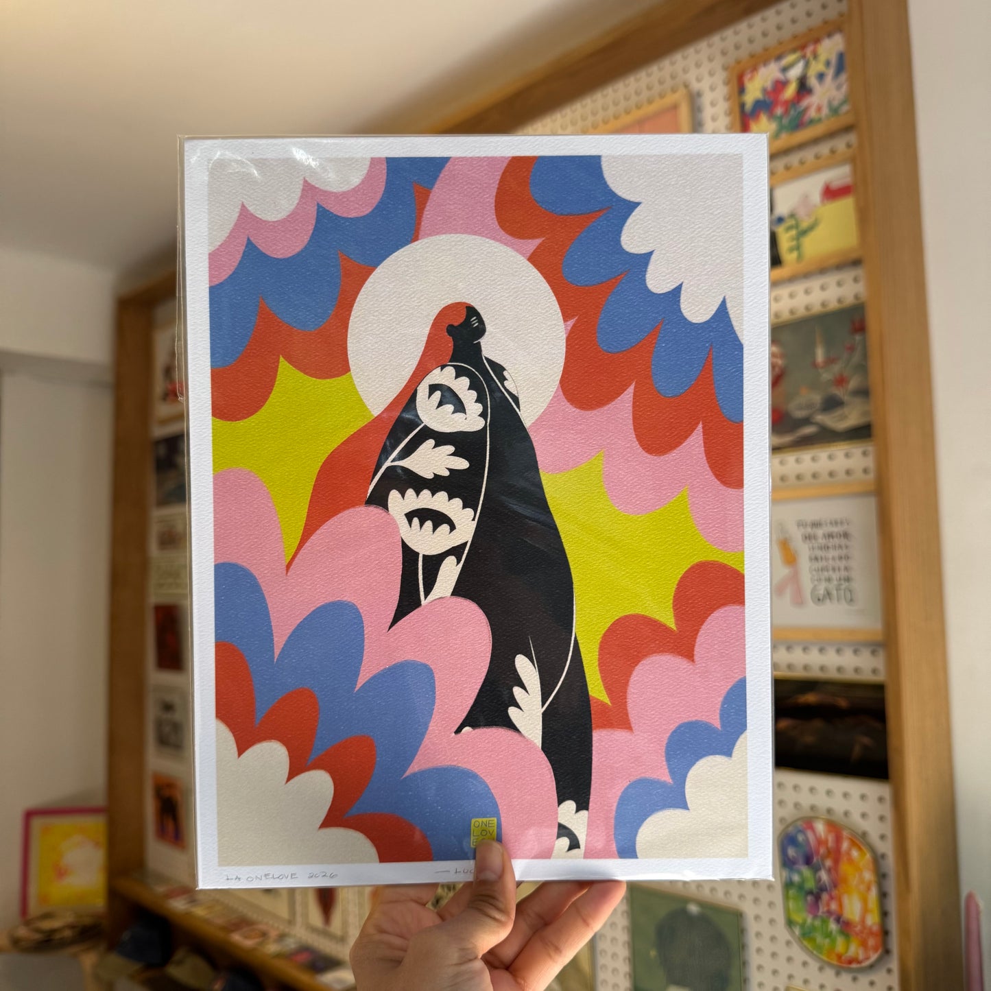 ONE LOVE print giclee pequeño “Lucy”