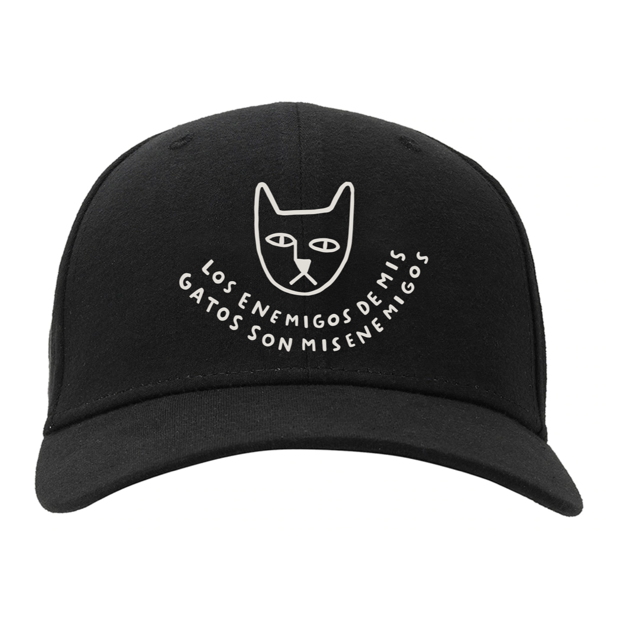 SOFIAWEIDNER gorra "los enemigos de mis gatos son mis enemigos"