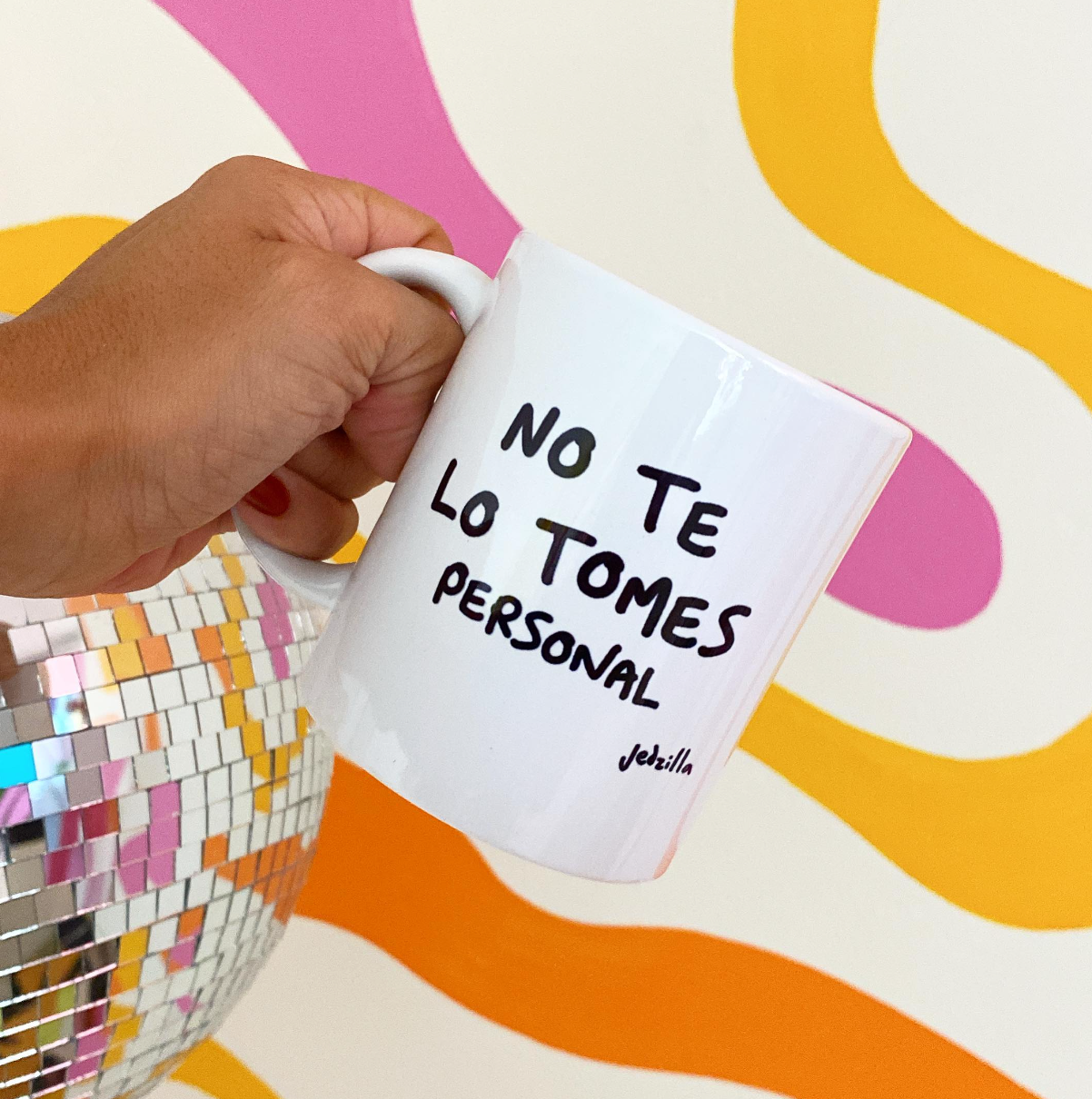 JEDZILLA taza no te lo tomes personal