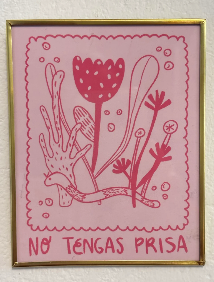 Abordándome - Cuadro sin prisa 16x20 cm