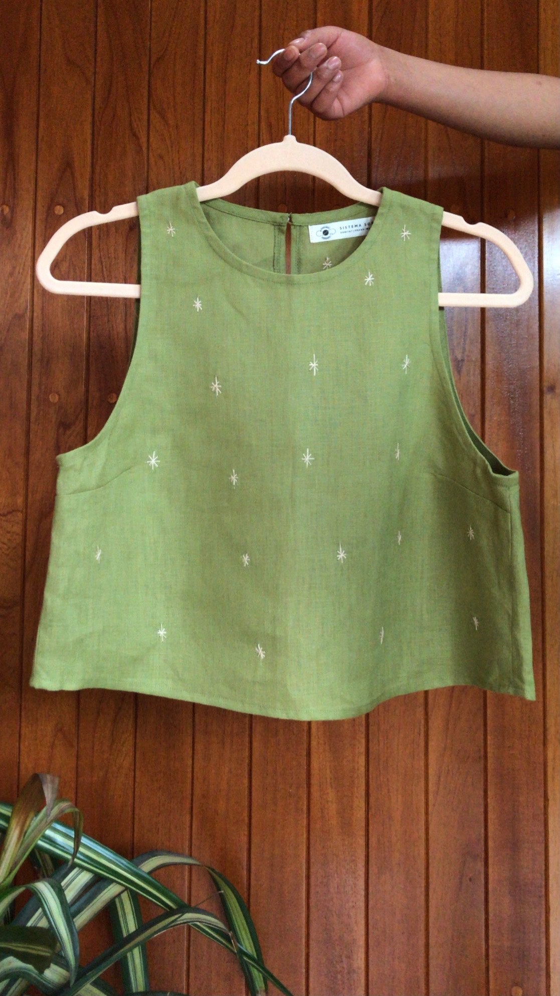 Sistema Soñar top Prana bordado