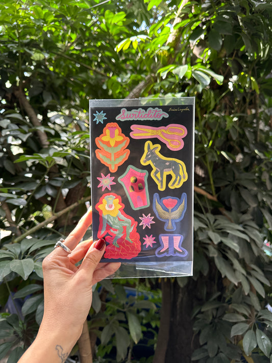 LUISA planilla stickers surtidito