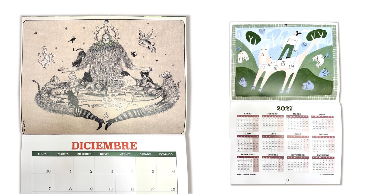 Calendario ilustradoras 2026