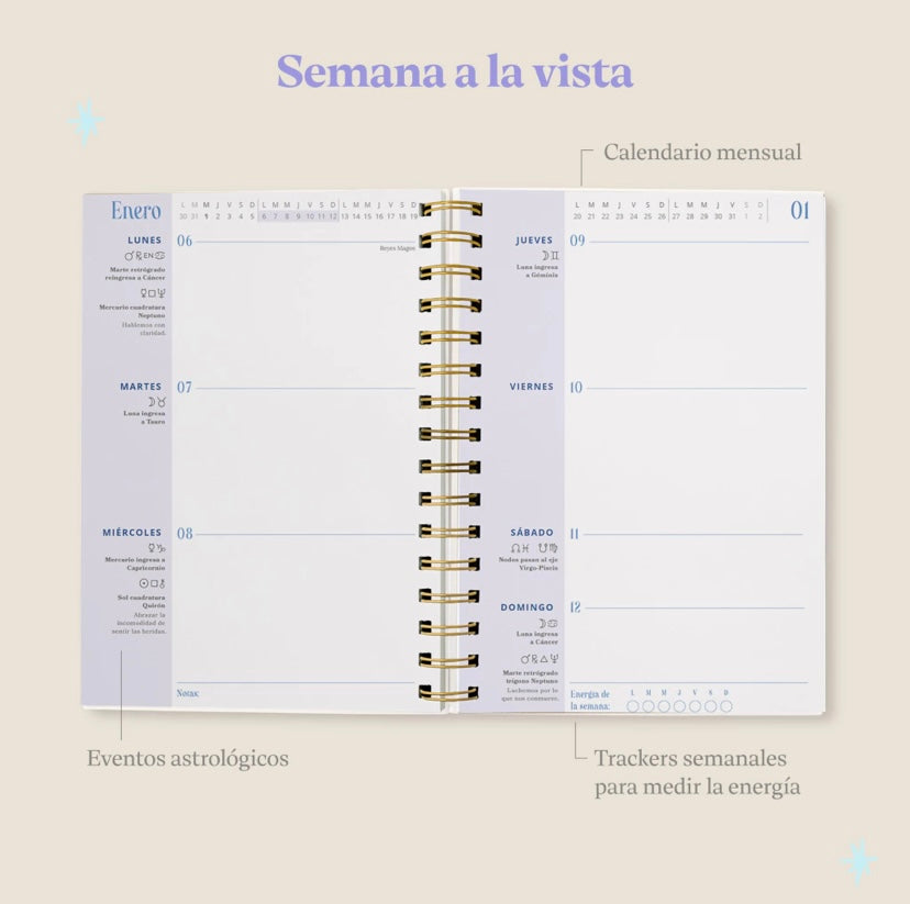 PINKA agenda astrología diosa Artemisa descuento