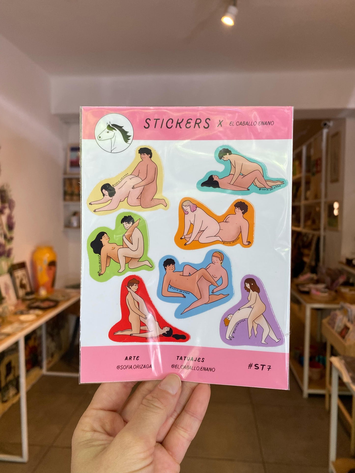 SOFÍA ORIZAGA planilla stickers kamasutra