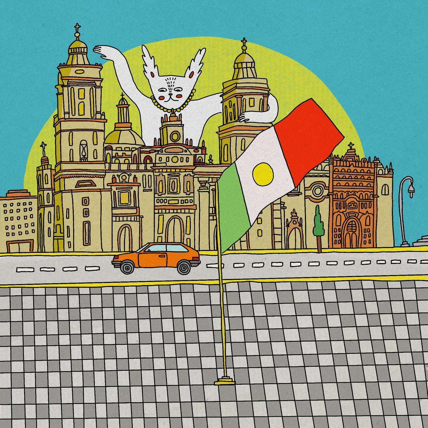 CAMILA ARANA print “Terror en el Zócalo”