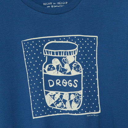 TANIADIBUJA playera "drogs"