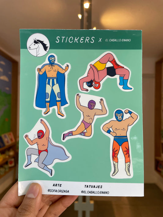 SOFÍA ORIZAGA planilla stickers luchadores