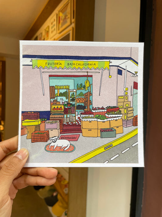 CAMILA ARANA print “La frutería de mi casa”