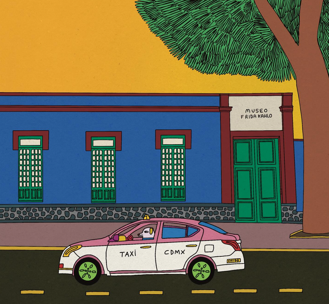 CAMILA ARANA print “Casa azul”
