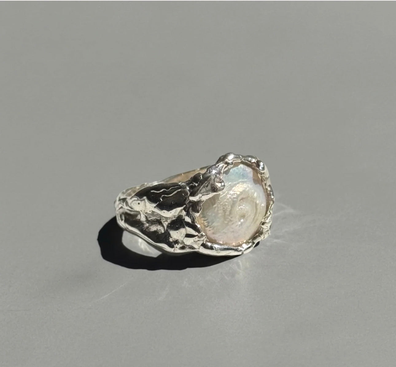 CIPRIANA anillo perla plata