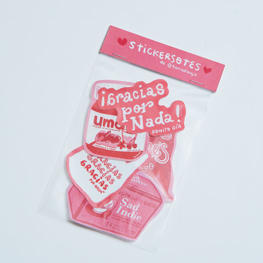 TANIADIBUJA paquete stickersotes