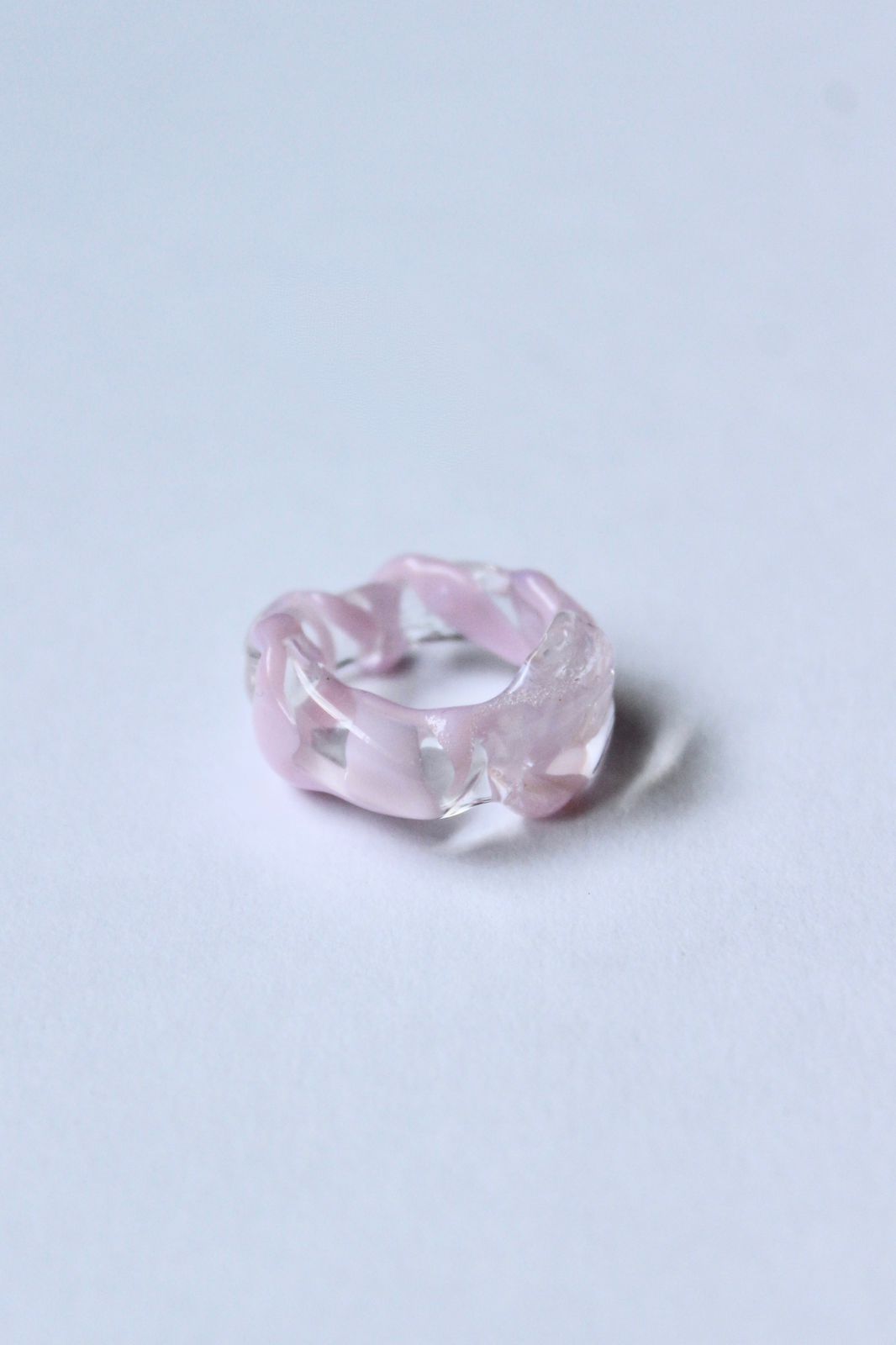 CIPRIANA anillo canica rosa
