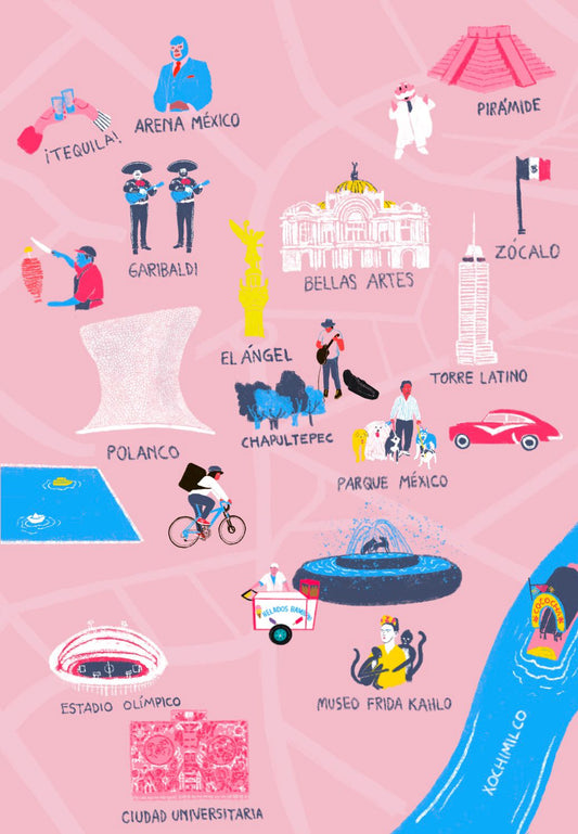 MARIANA VILLANUEVA print mexicool