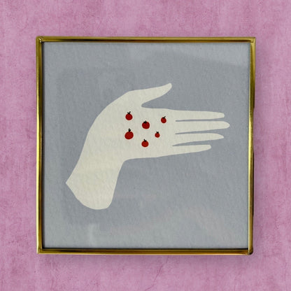 Abordándome - Cuadro 10x10cm