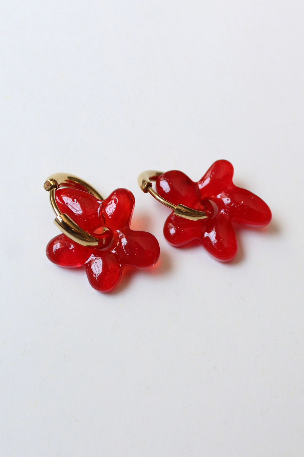 CIPRIANA aretes amapola babies rojas