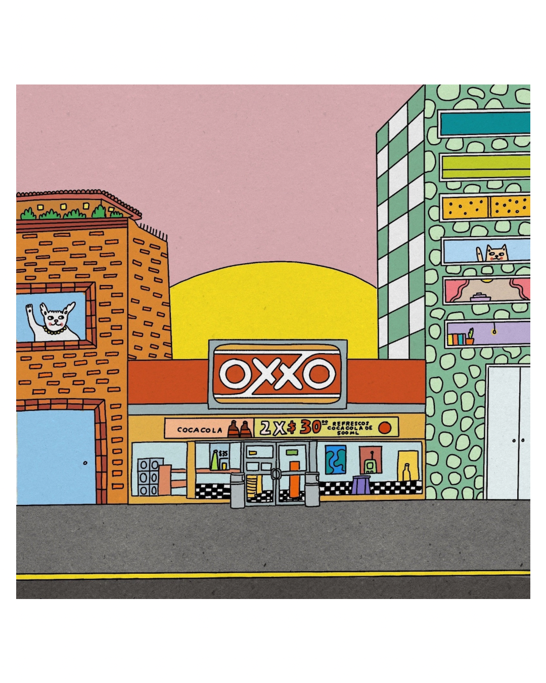 CAMILA ARANA print “El Oxxo”