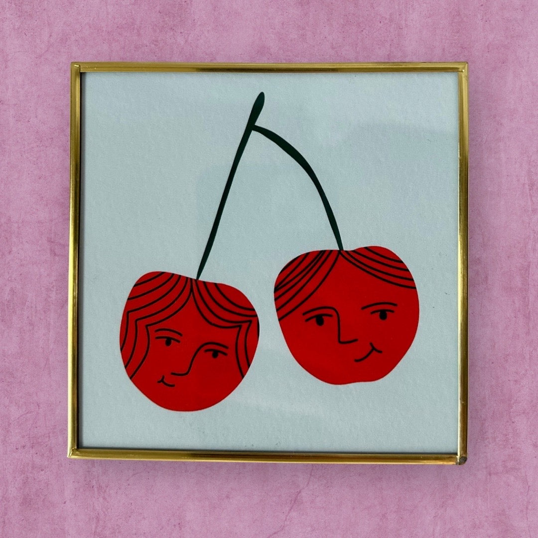Abordándome - Cuadro 10x10cm