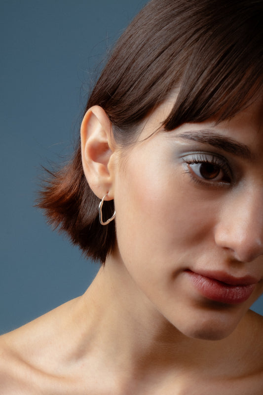 OBLA aretes hoops canvas S