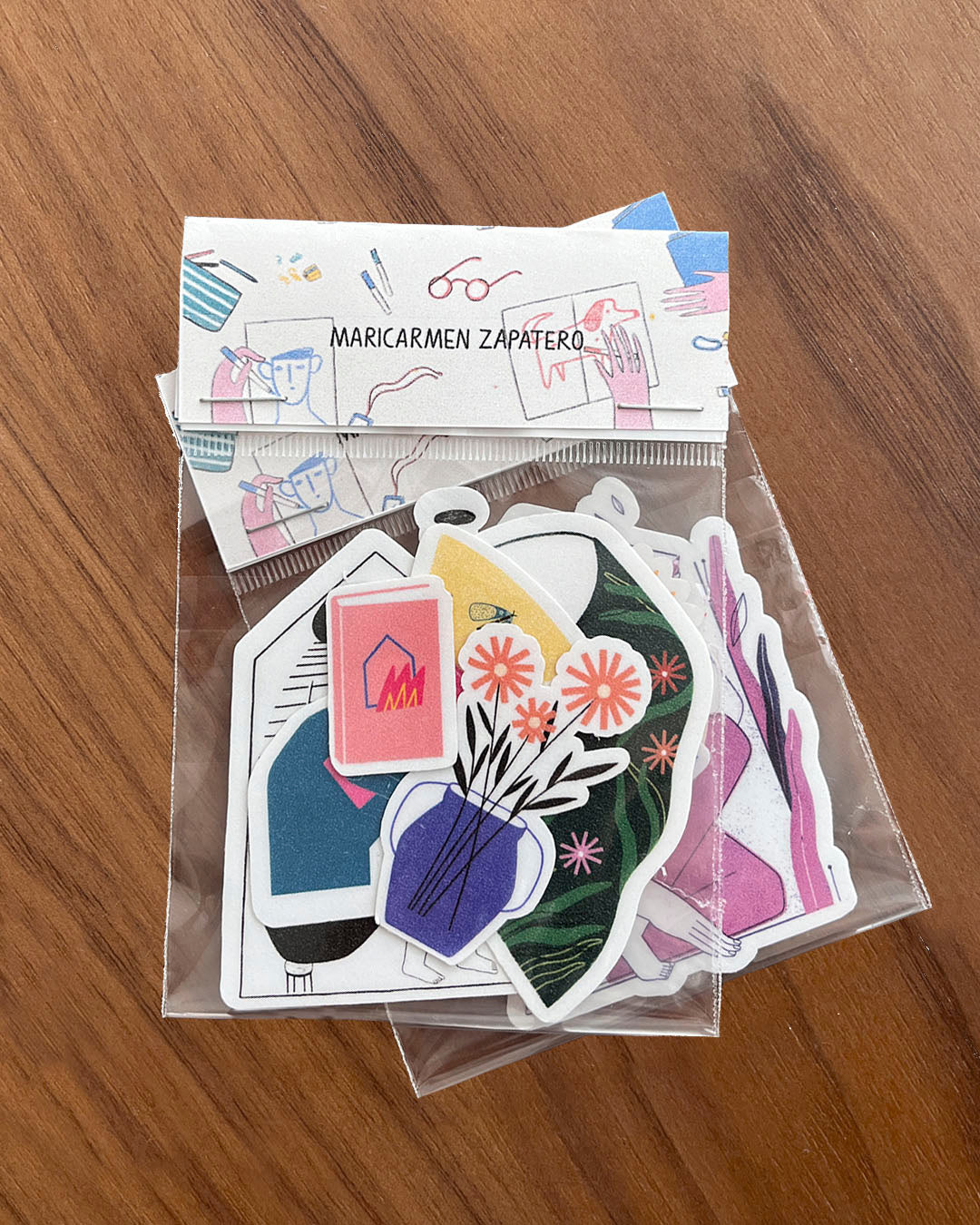 MARICARMEN ZAPATERO paquete stickers
