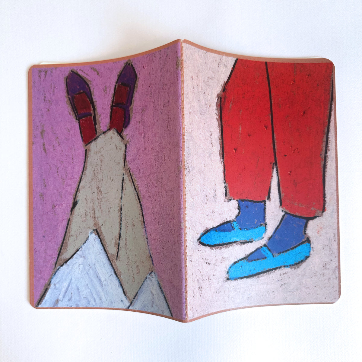 CRISTINA DELGADO libretas zapatos e ilustración