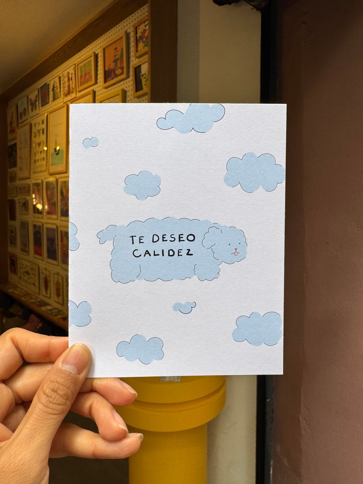 MATERIA ILUSTRADA tarjeta calidez