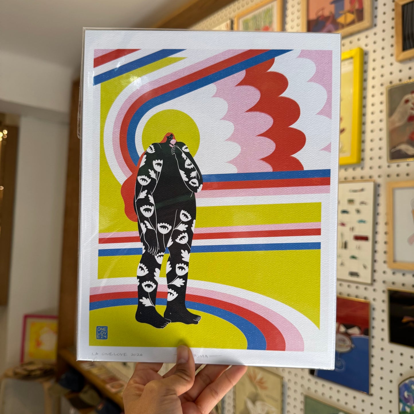 ONE LOVE print giclee tamaño carta “aroma”