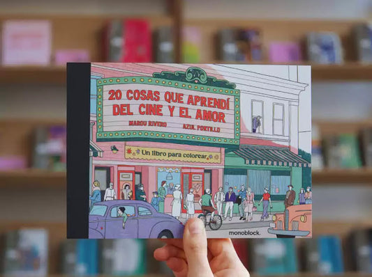 PINKA libro para colorear 20 cosas que aprendí del cine y el amor