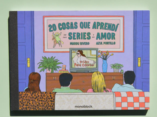 PINKA libro para colorear 20 cosas que aprendí de las series