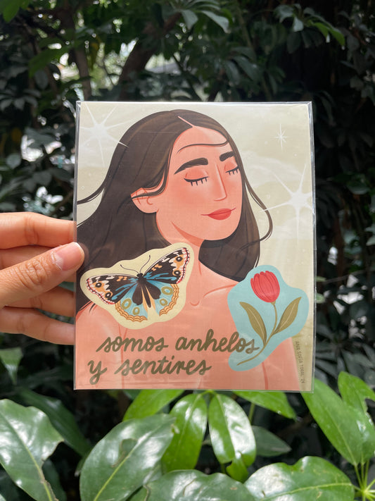 ANA SOFÍA TORAL print pequeño somos anhelos y sentires