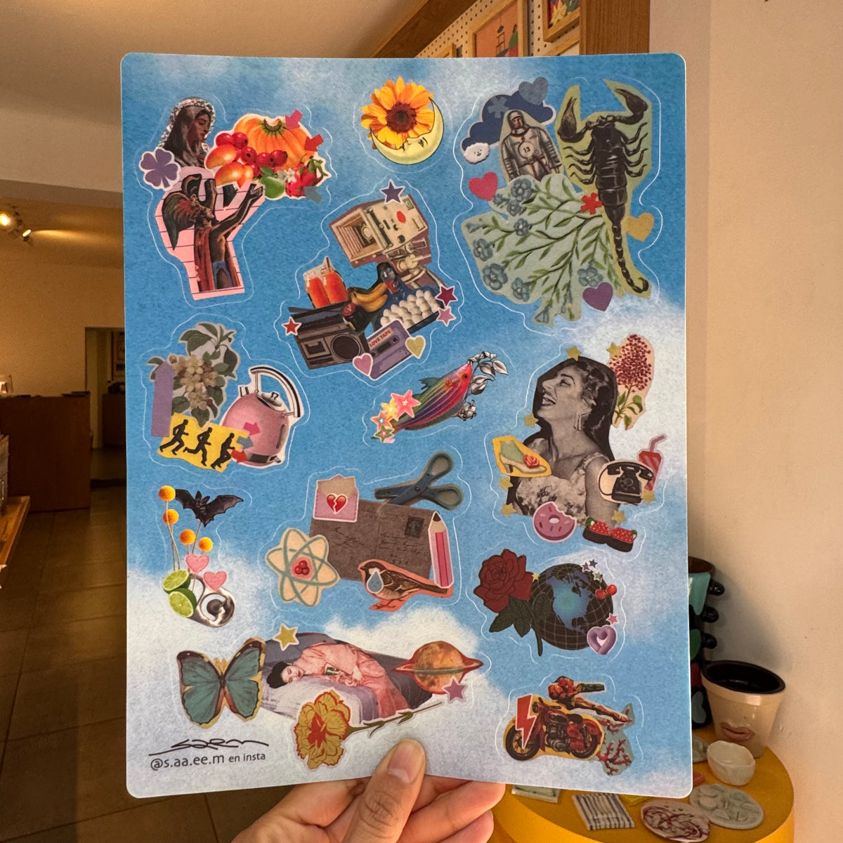SAEM planilla de stickers