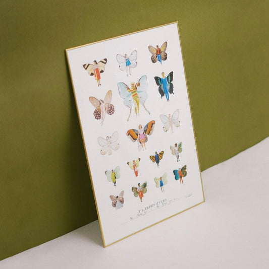 MARIANADEALBA print Lepidopteras (28 x 43 cm)