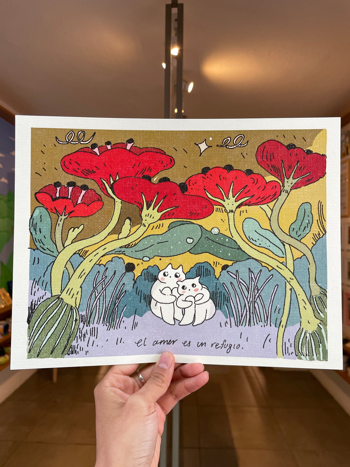 KAREN DE ARCILLA print amor es refugio