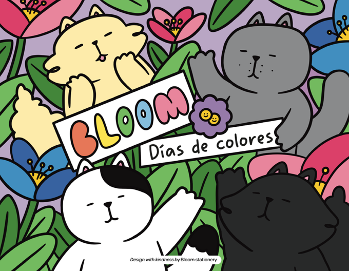 Bloom Libro para colorear: Días de colores