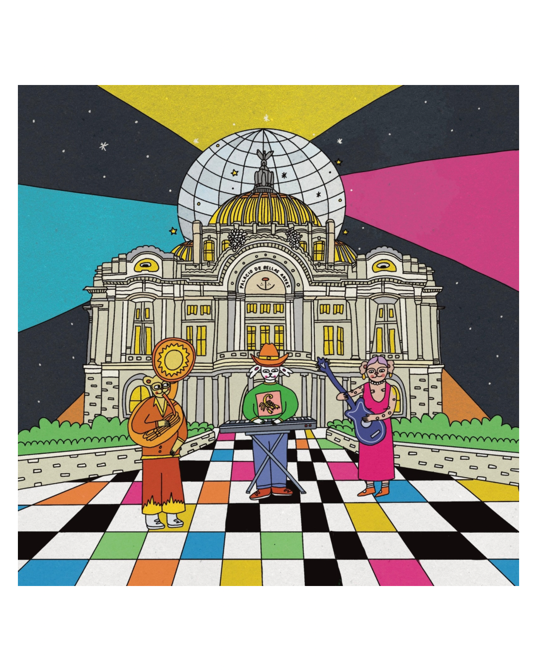 CAMILA ARANA print “La banda de Bellas Artes”