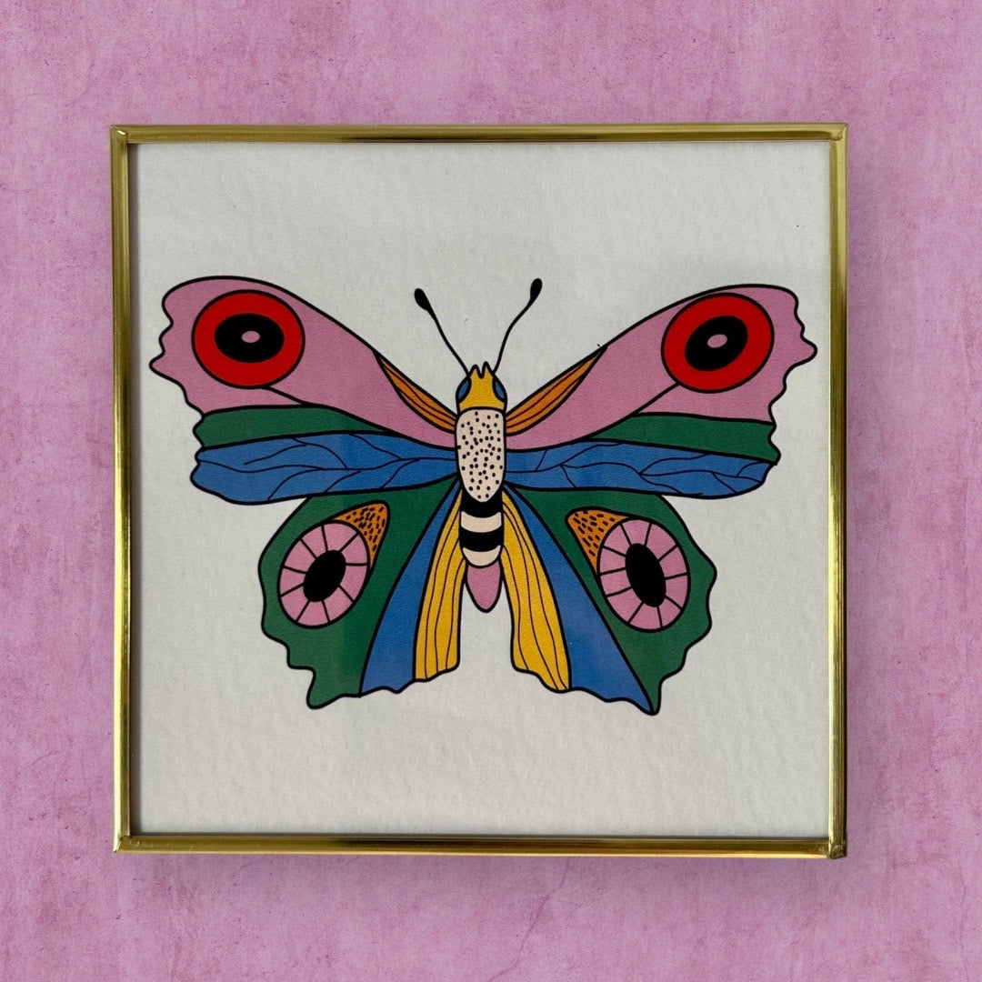 Abordándome - Cuadro 10x10cm