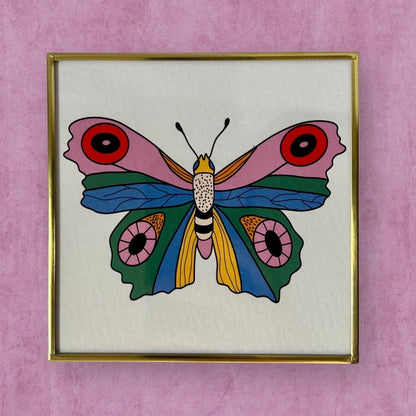 Abordándome - Cuadro 10x10cm