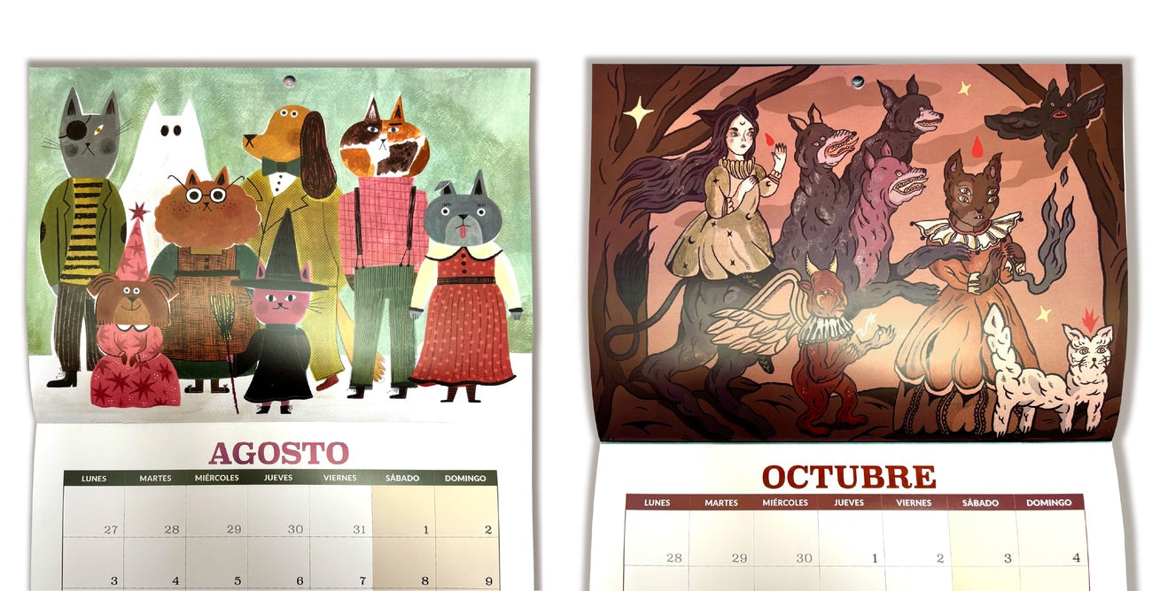 Calendario ilustradoras 2026