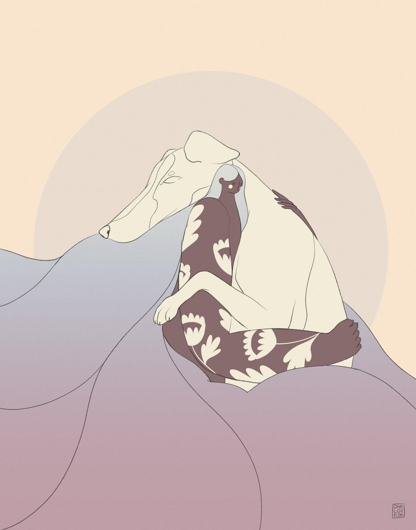 ONE LOVE print giclee tamaño tabloide “segundos eternos”