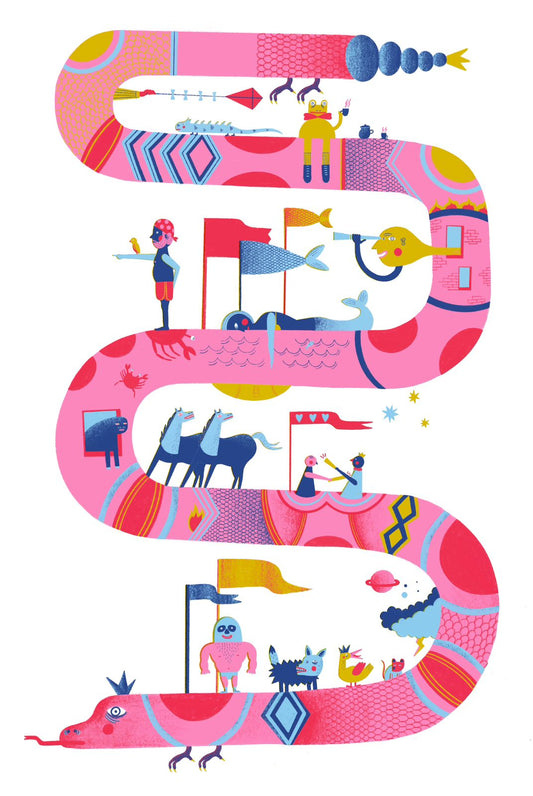 MARIANA VILLANUEVA print serpiente