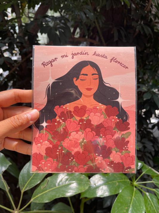 ANA SOFÍA TORAL print pequeño regar mi jardin