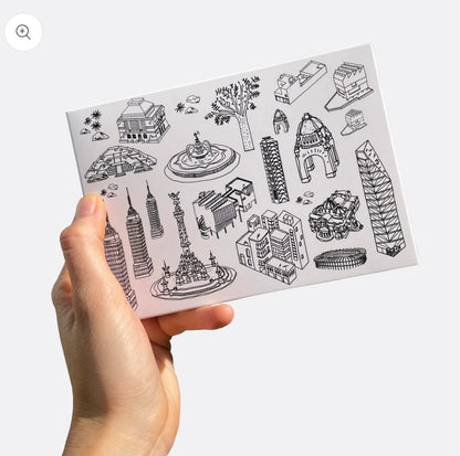 LITTLE CITIES caja stickers