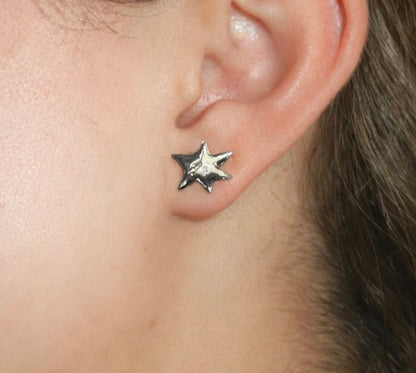 CIPRIANA aretes stars plata