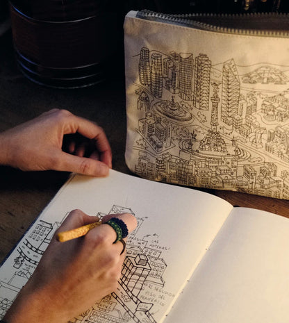 LITTLE CITIES estuche plano