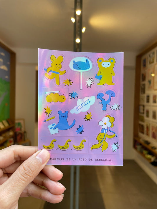 MATERIA ILUSTRADA stickers nostalgia