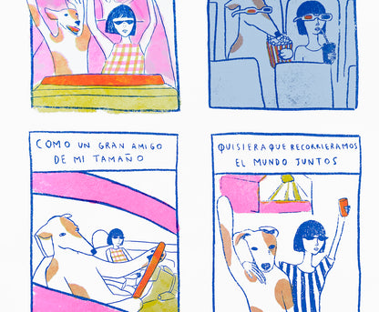 SOFIA WEIDNER print tabloide perro amigo